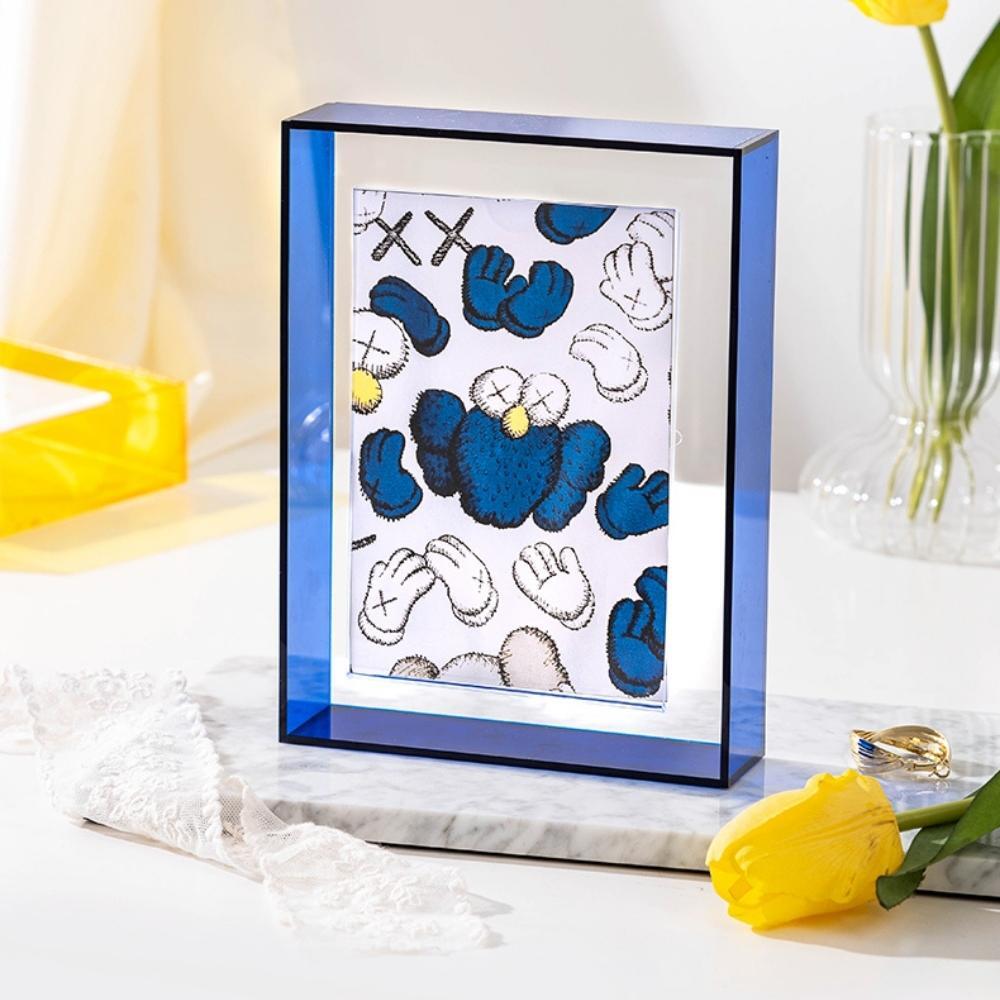 Dazzling Colourful Acrylic Floating Photo Frame 4x6