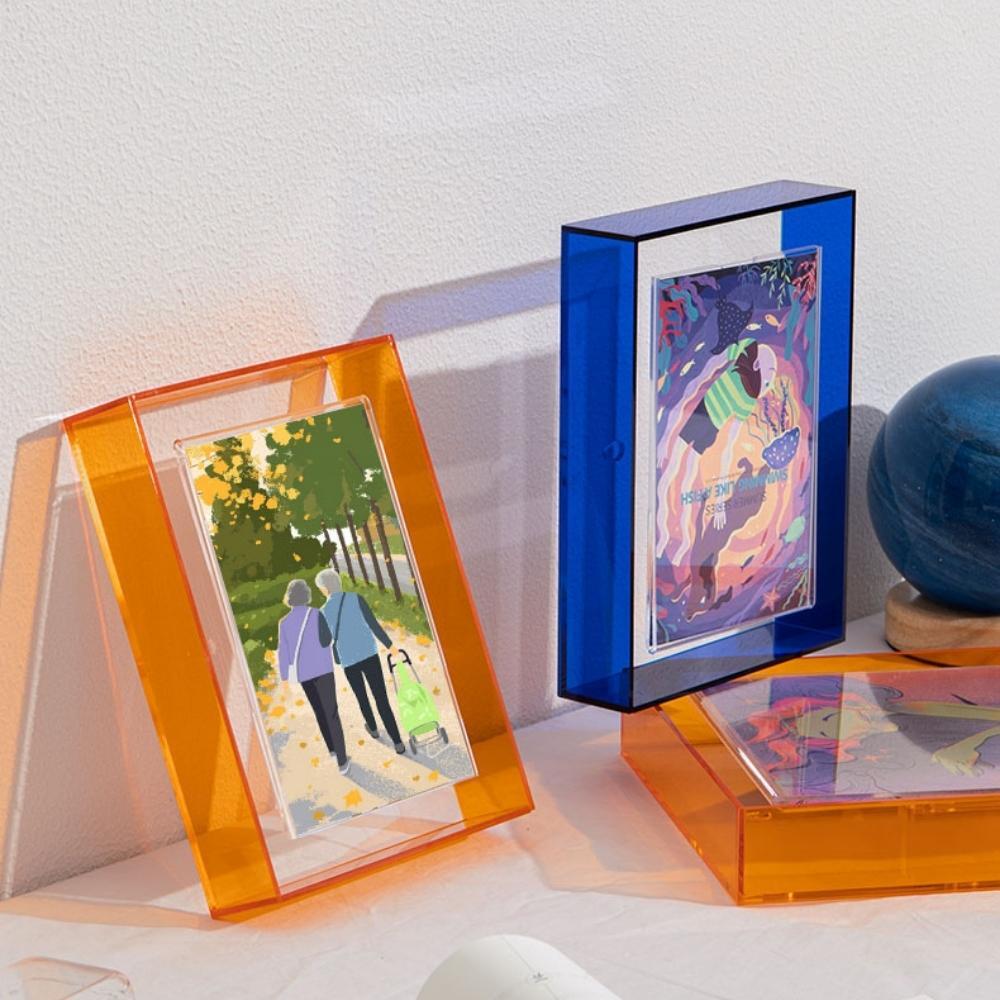 Dazzling Colourful Acrylic Floating Photo Frame 4x6