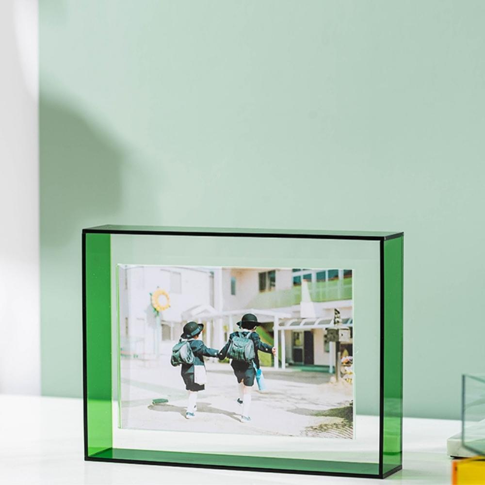 Dazzling Colourful Acrylic Floating Photo Frame 4x6