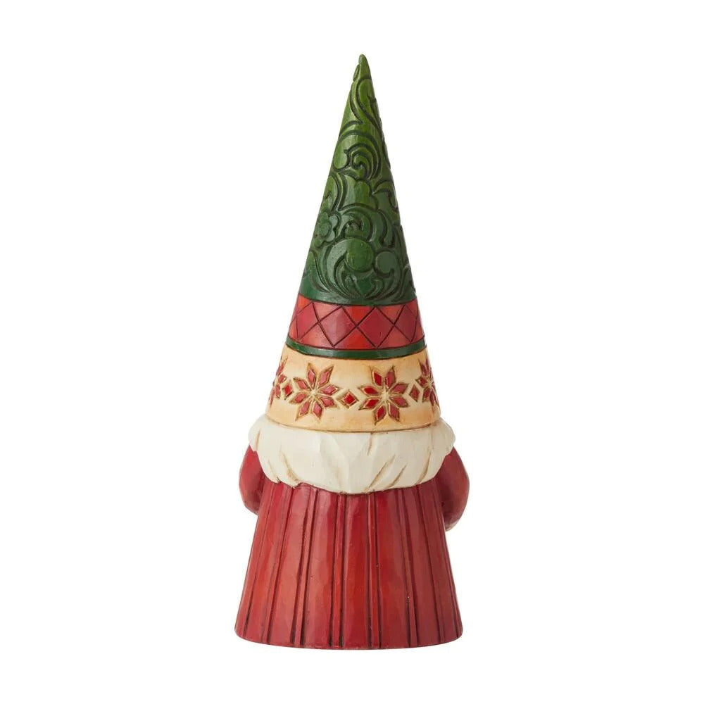 Heartwood Creek Jim Shore Gnome Holding Wreath