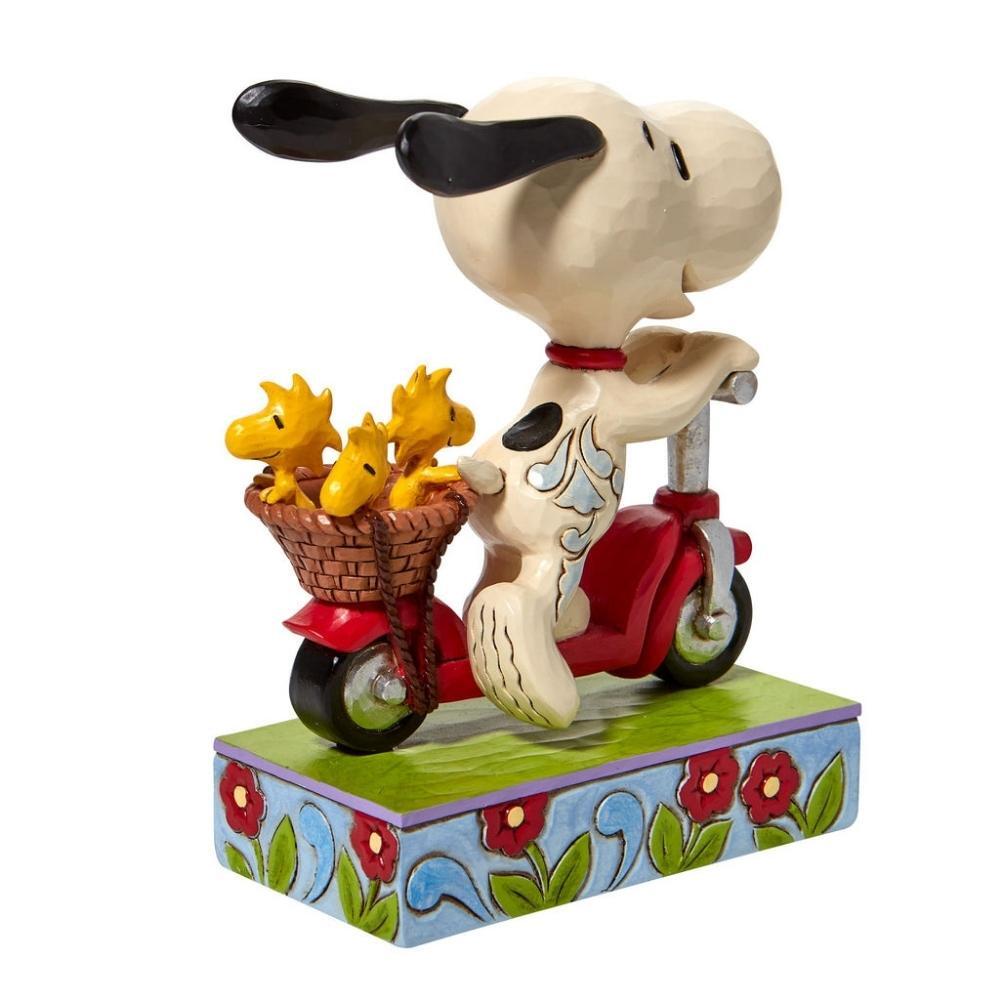Peanuts by Jim Shore Snoopy & Woodstock on Scooter