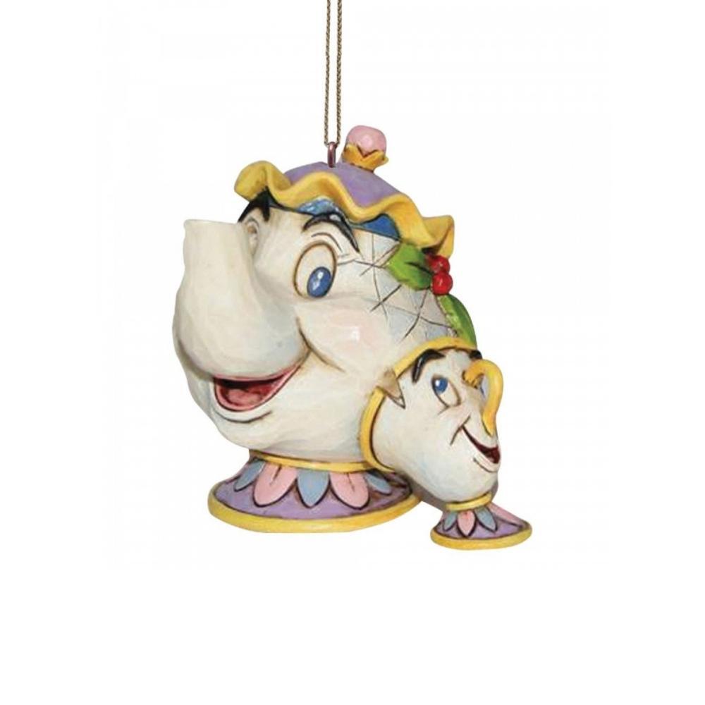 Disney Traditions Mrs Potts and Chip Hanging Ornament