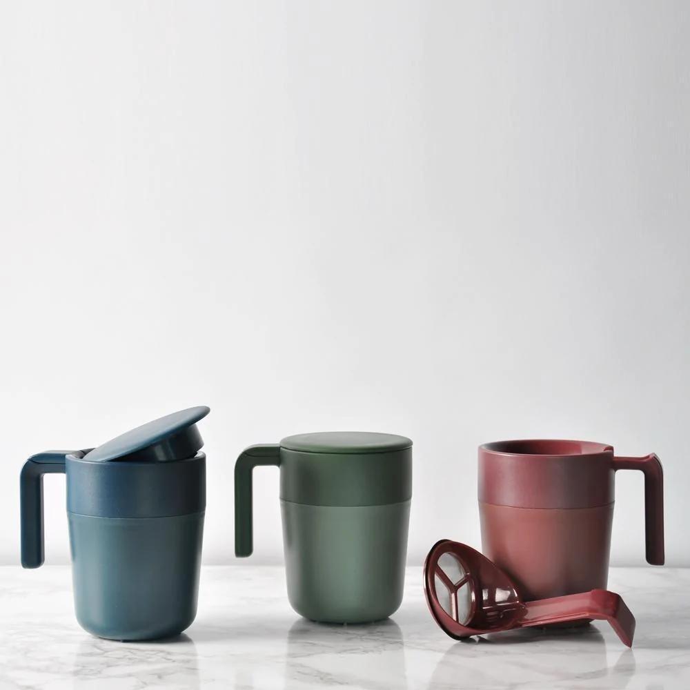 Kinto Cafe Press Mug 260ml Navy
