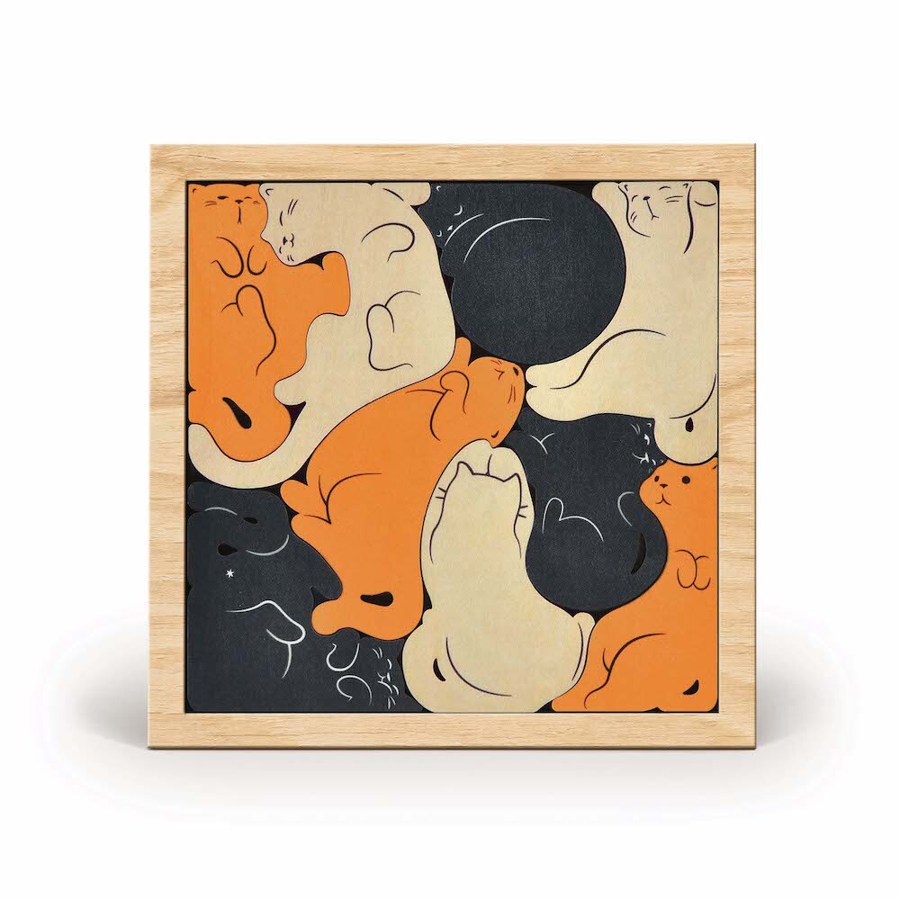 Fred Kitty Corner Wood Puzzle