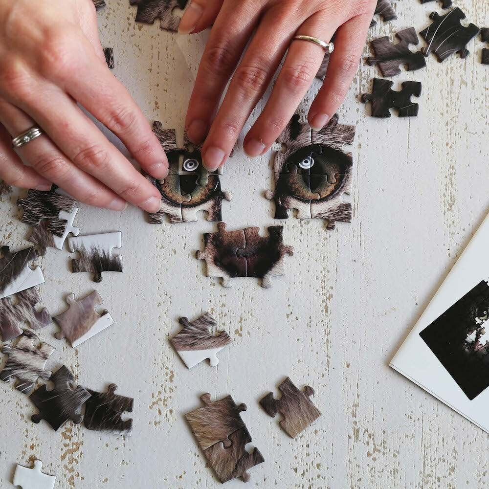 Kikkerland Refunzzle - 4 x 100pcs Puzzle