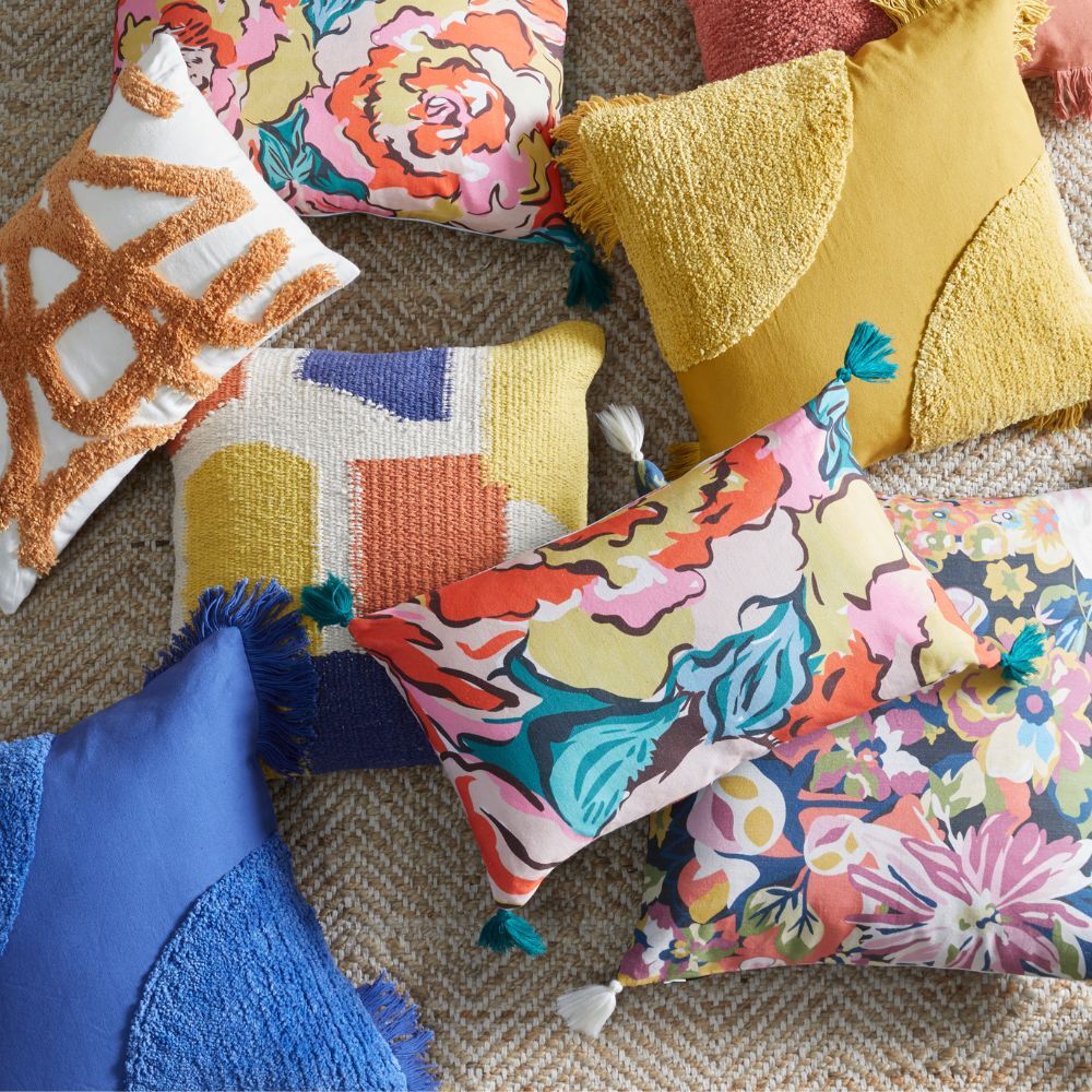 Amalfi Jardin Tan Cushion 50cm