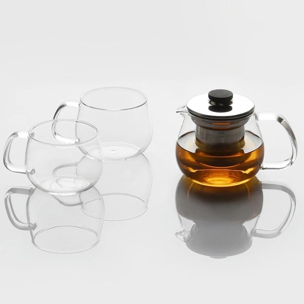 Kinto Unitea Stainless Steel Teapot Set
