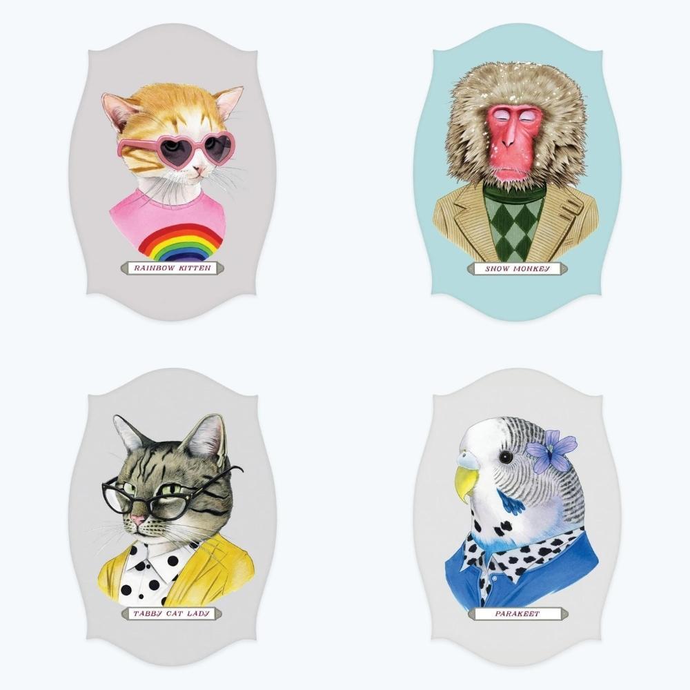 Berkley Bestiary Animal Portraits Memory Game