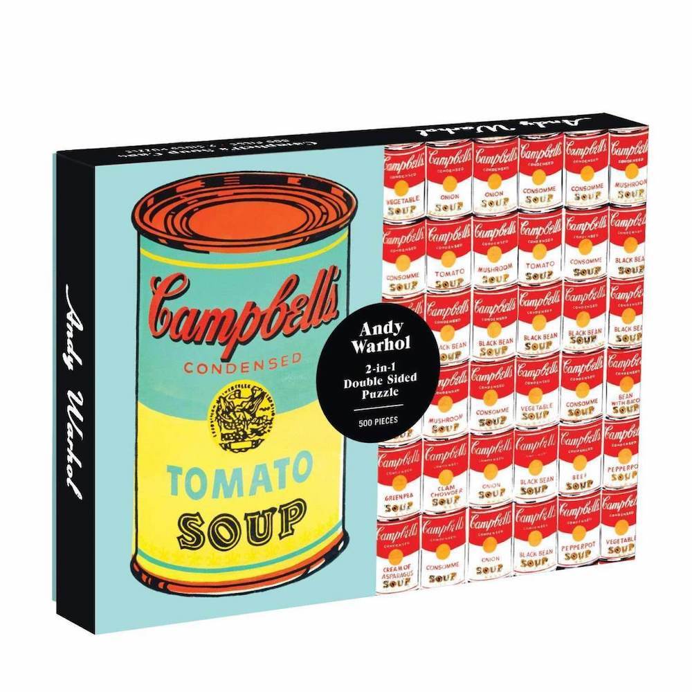 Andy Warhol Campbell Soup Cans 2 Sided Puzzle 500pcs