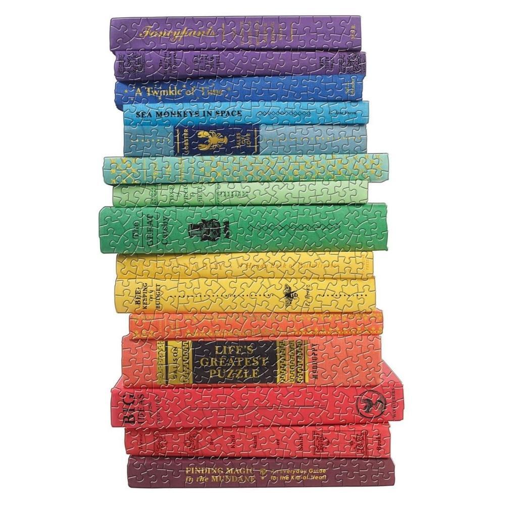 Queen of the Stacks Set of Two Shaped Puzzles 650pcs