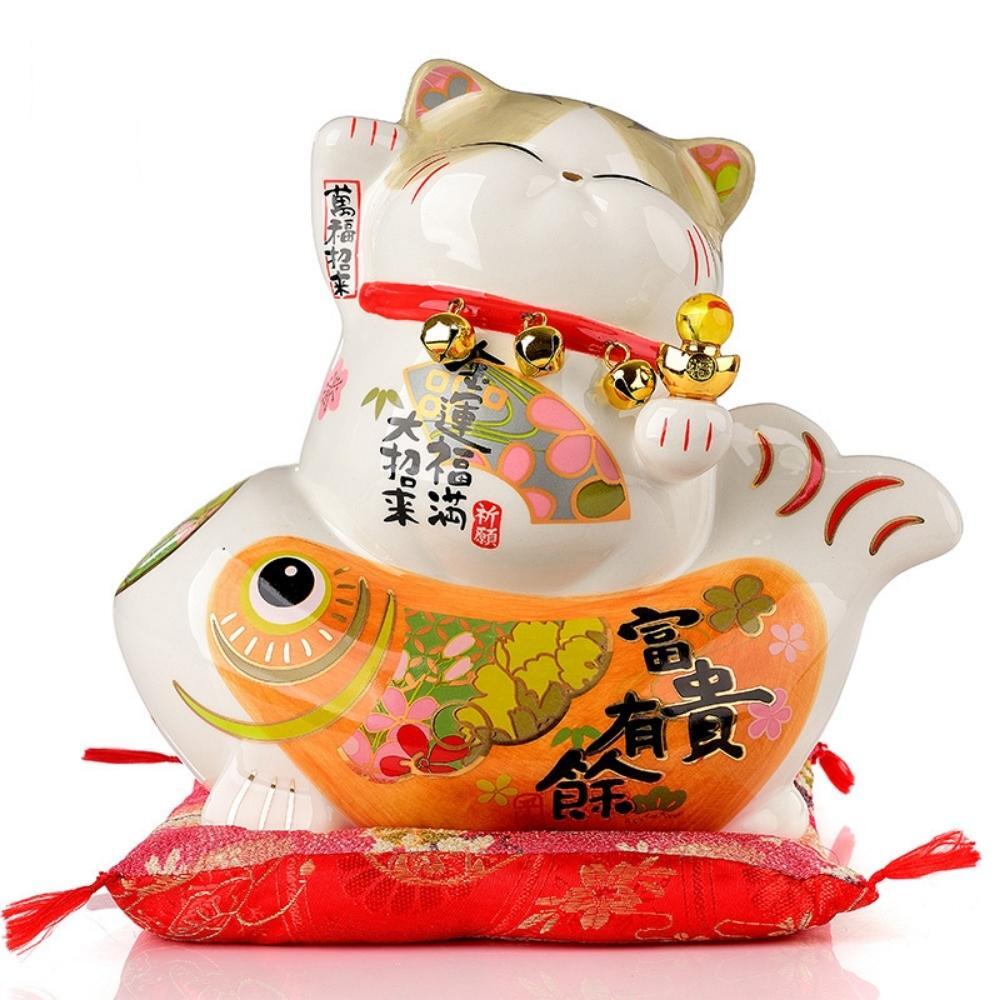 Gold Maneki-Neko Prosperity Ornament 20cm Lucky Cat