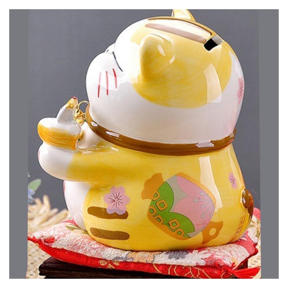 Gold Maneki-Neko Abundance Ornament 15cm Lucky Cat