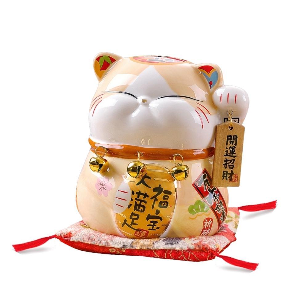 Gold Maneki-Neko Best Fortune Ornament 15cm Lucky Cat