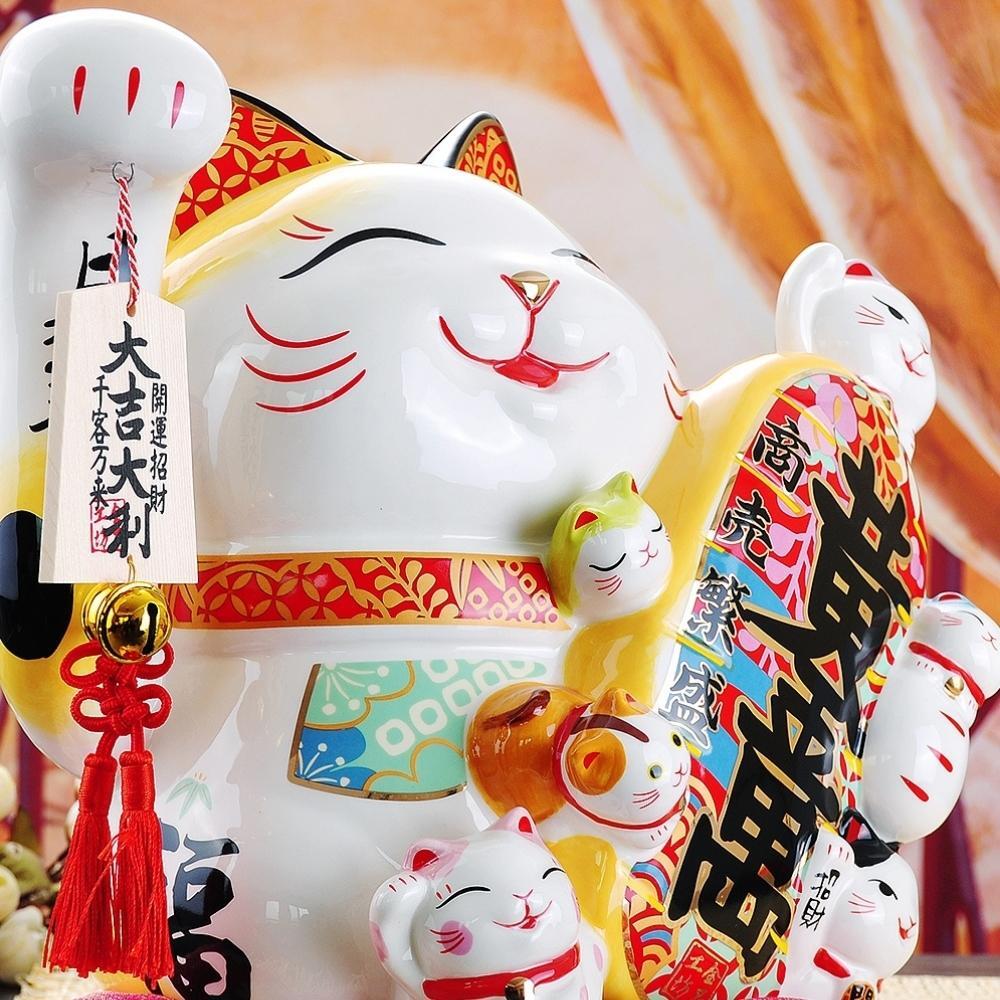 Maneki-Neko Millions of Gold Ornament 35cm Lucky Cat
