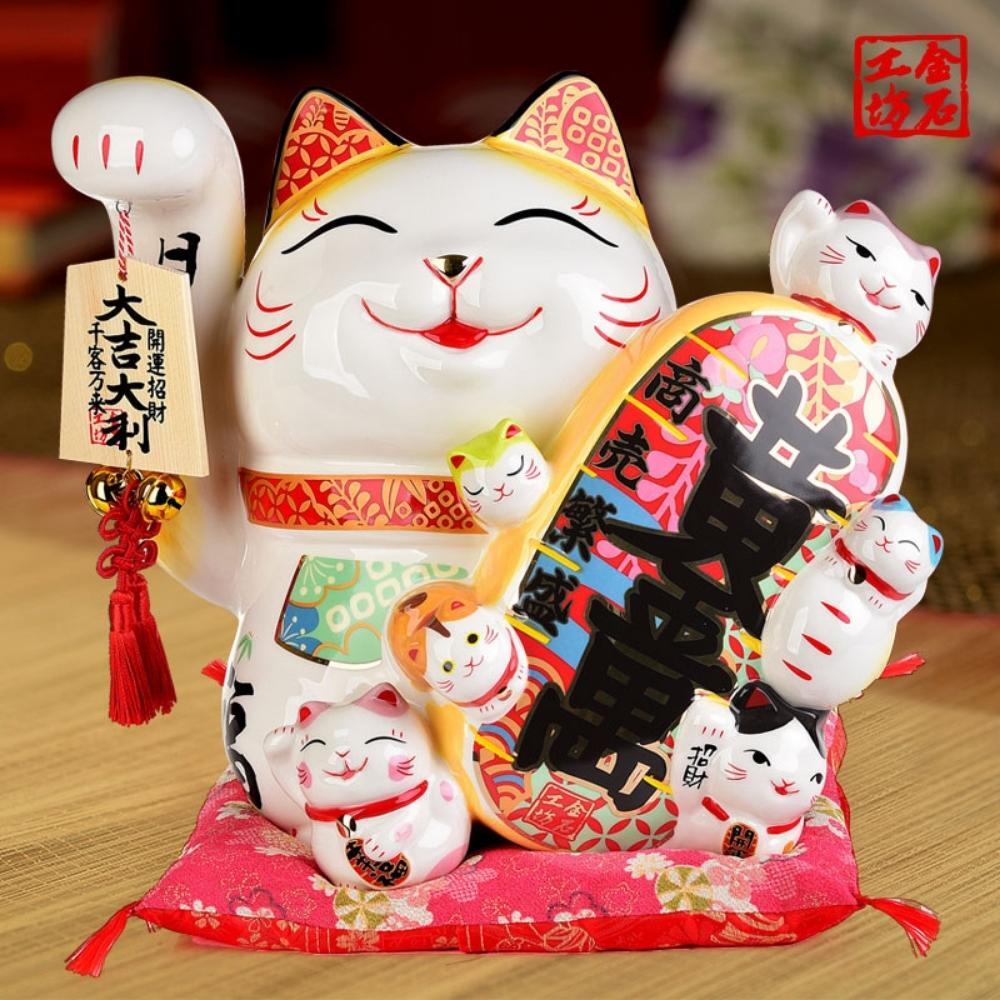Maneki-Neko Millions of Gold Ornament 35cm Lucky Cat