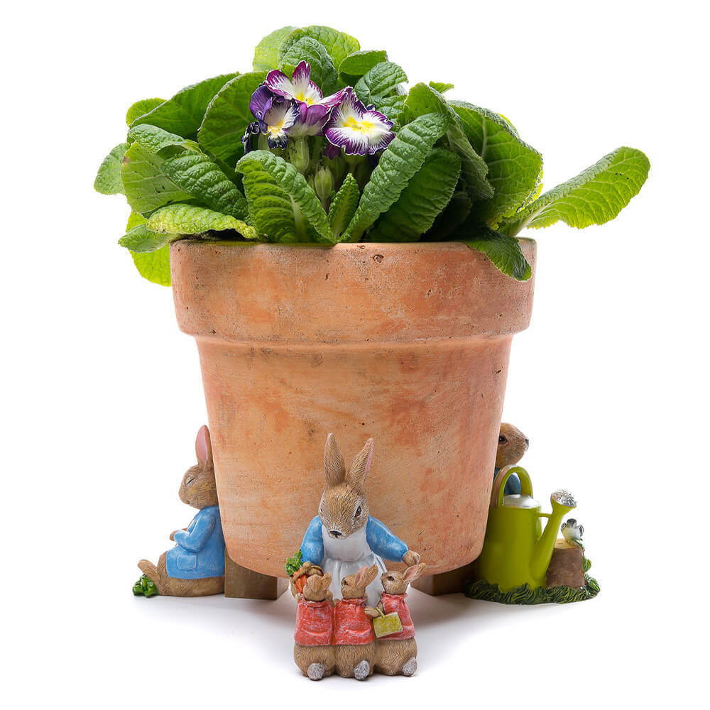 Jardinopia Beatrix Potter Potty Feet Peter Rabbit & Mrs. Rabbit (Set of 3)