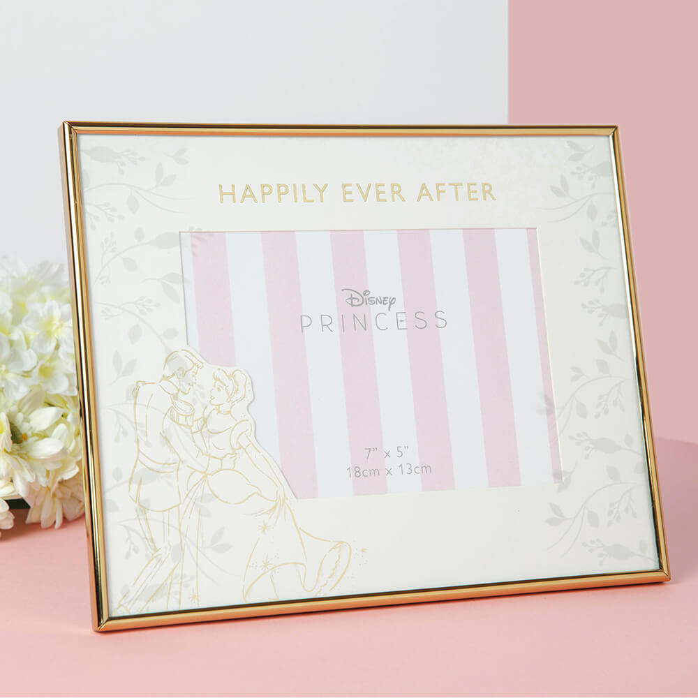Disney Wedding Frame Cinderella & Prince