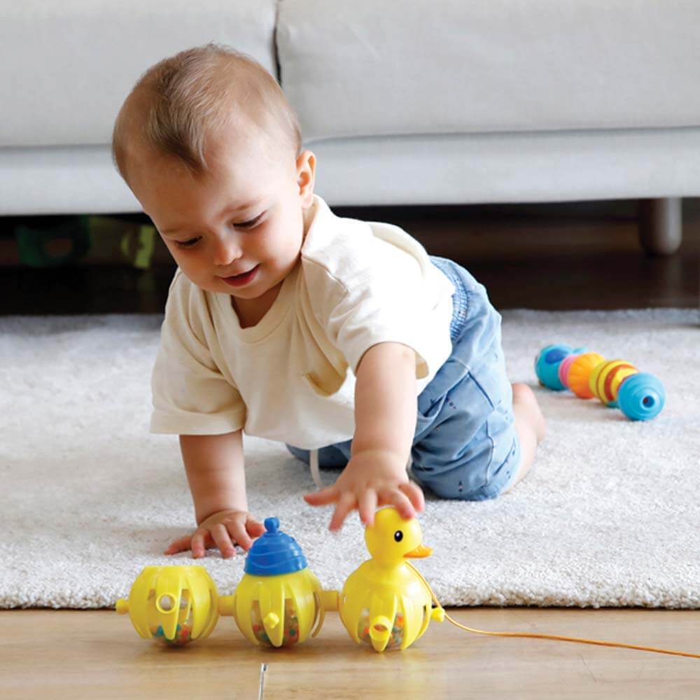 Lalaboom Pull Along Duck 10 Pcs