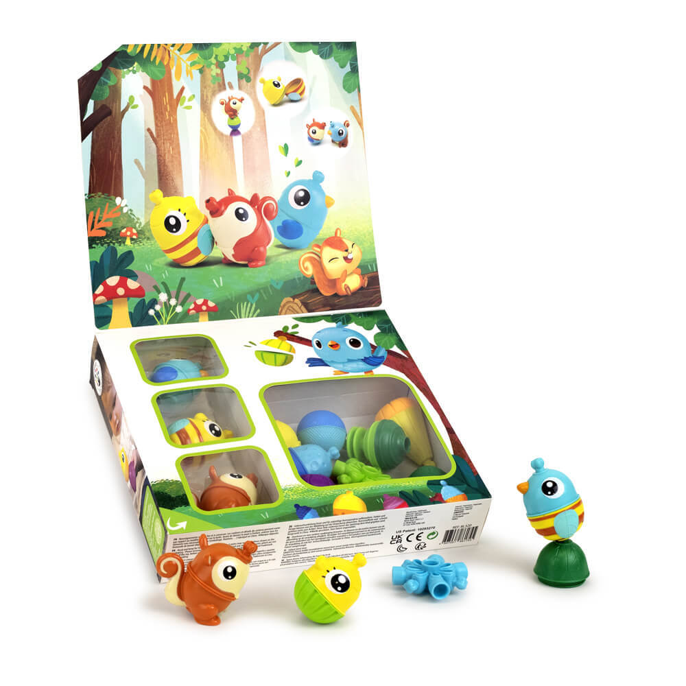 Lalaboom Animals Beads & Accessories Gift Set 25 Pcs