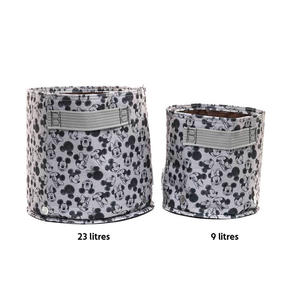 Jardinopia Eco Pot Fabric Mickey & Minnie Mouse Large