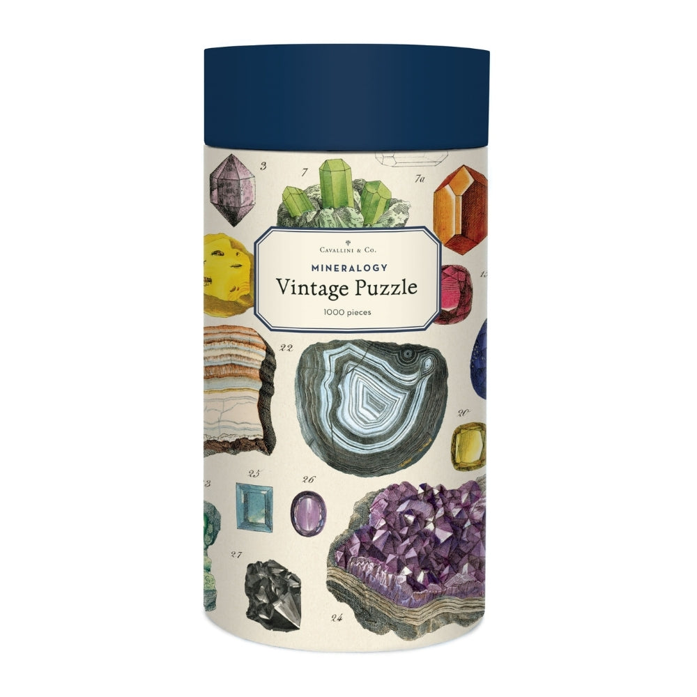 Cavallini Vintage Puzzle Mineralogy 1000 piece