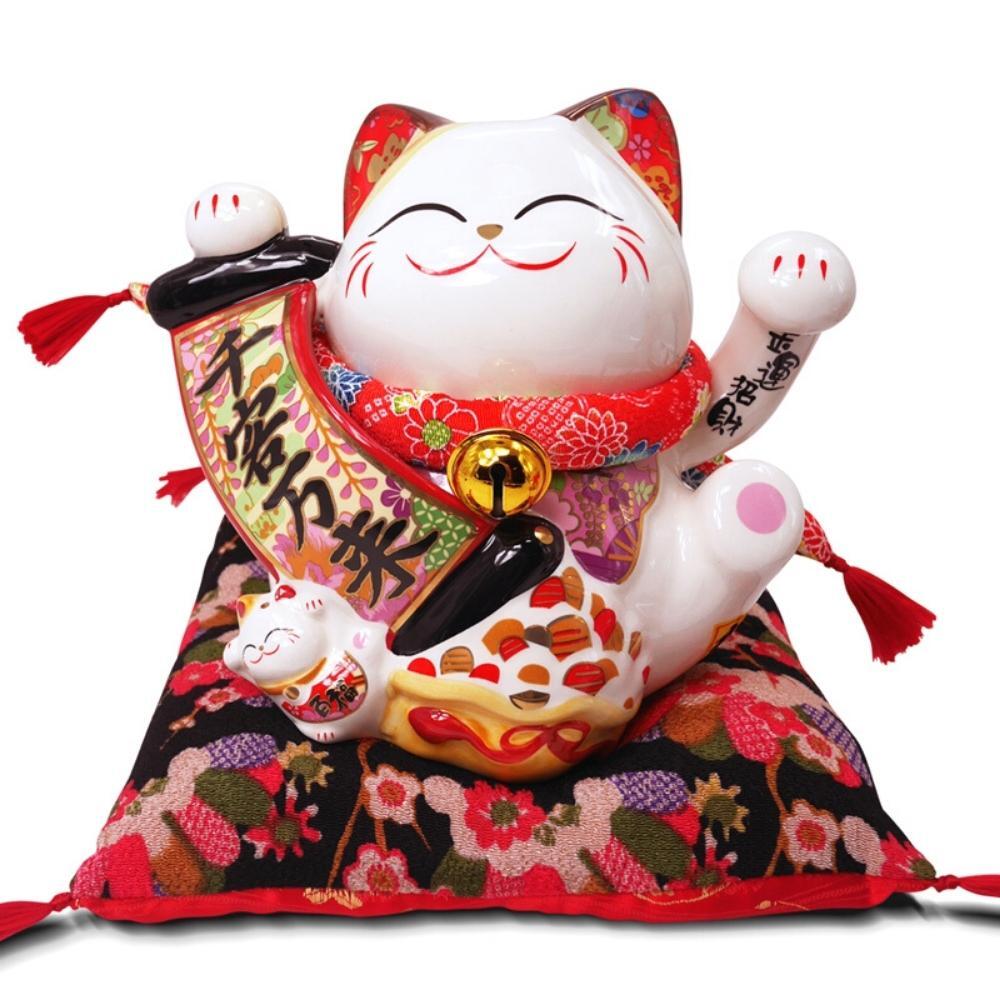 Maneki-Neko Thousands of Customers 20cm Lucky Cat