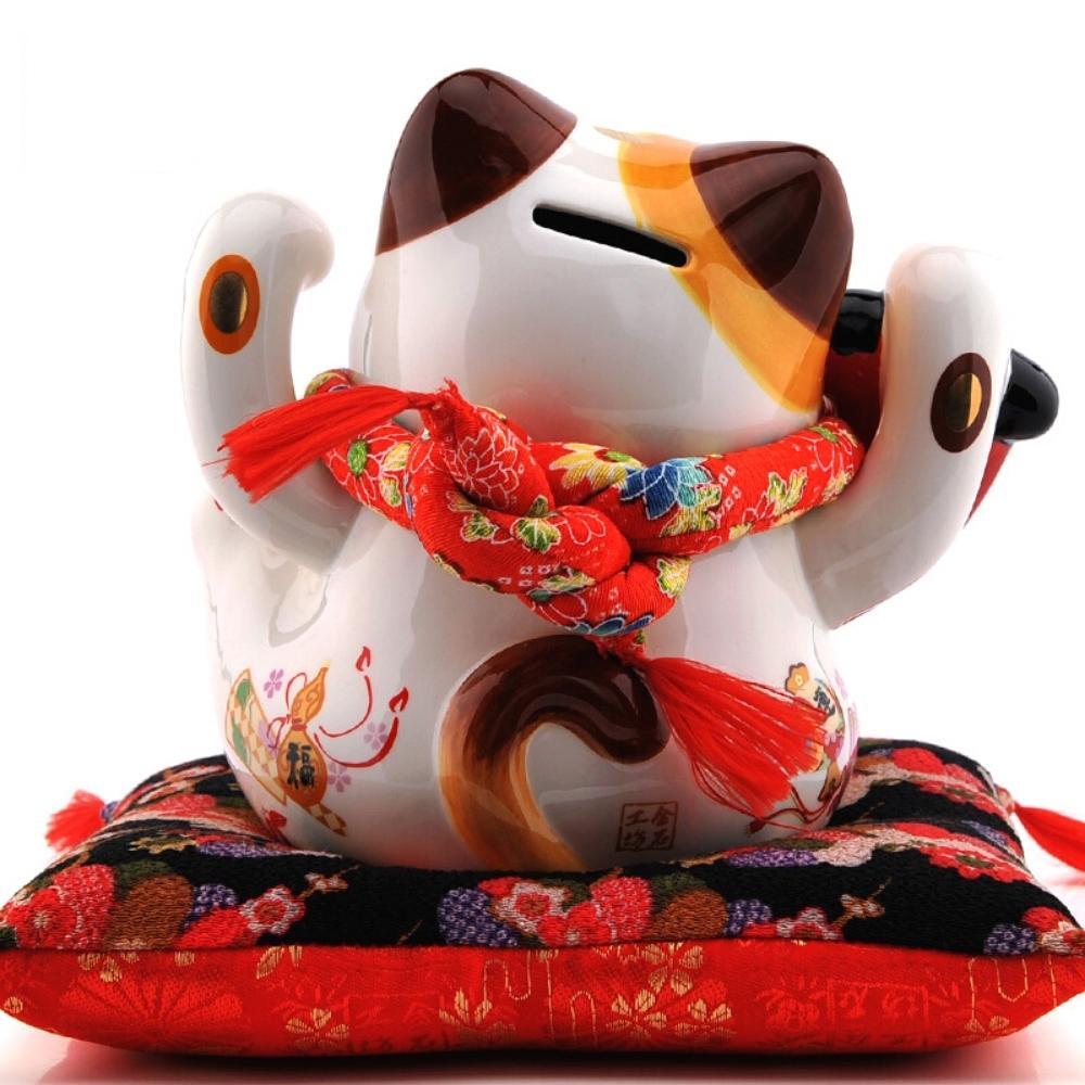 Maneki-Neko Thousands of Customers 20cm Lucky Cat