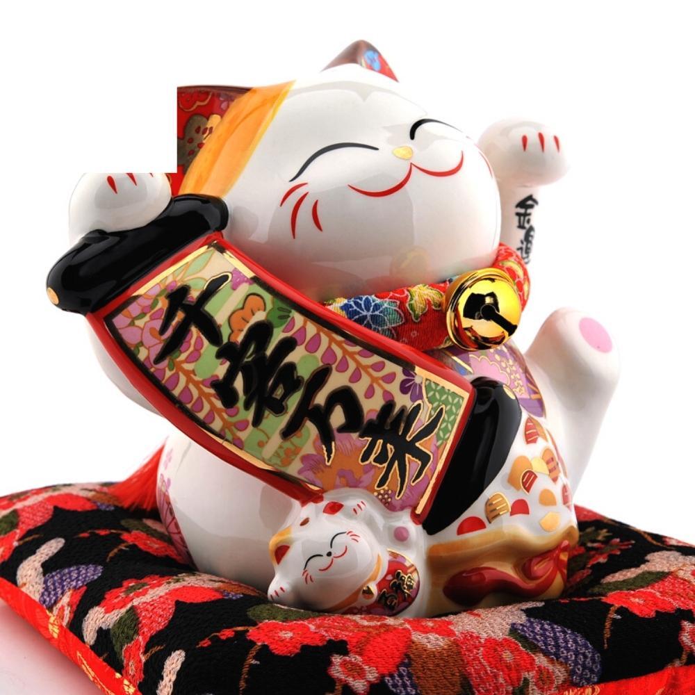Maneki-Neko Thousands of Customers 20cm Lucky Cat