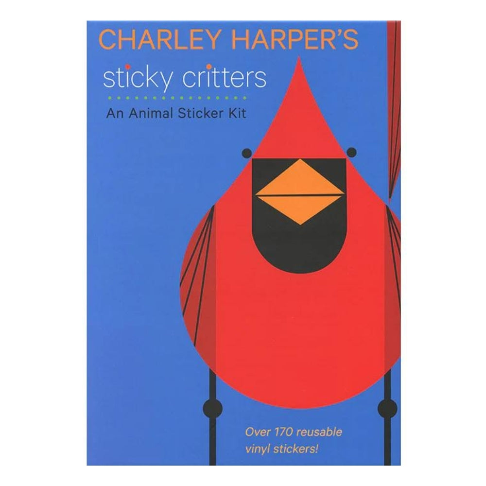 Charley Harper's Sticky Critters - Animal Sticker Kit