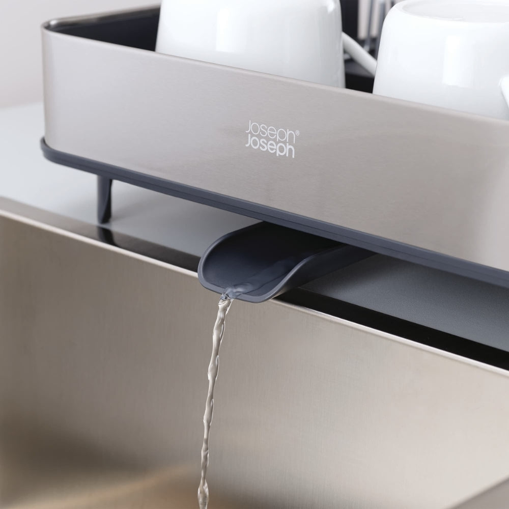Joseph Joseph Extend Steel Dish Rack Grey