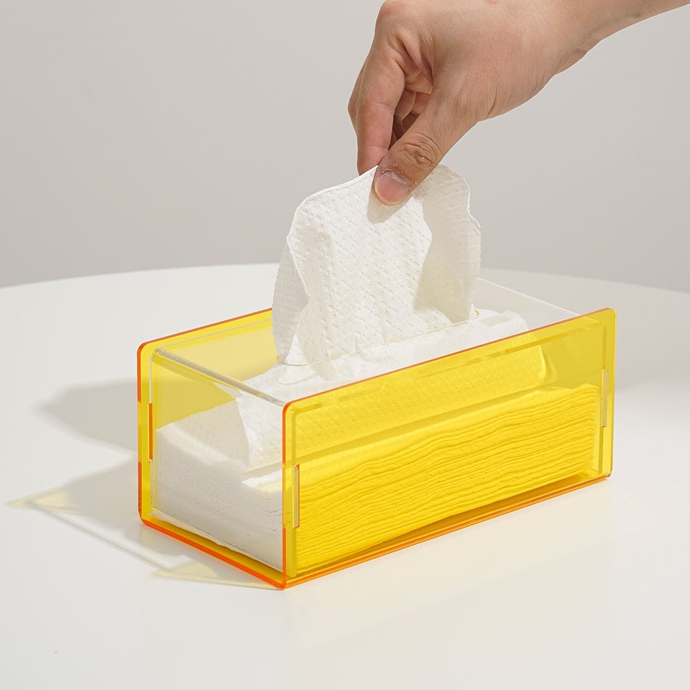 Aurora Acrylic Table Top Tissue Box