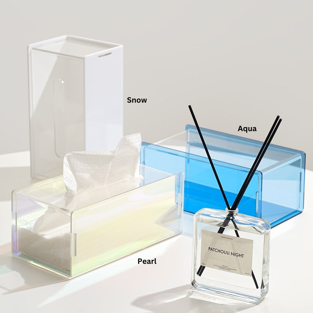 Aurora Acrylic Table Top Tissue Box