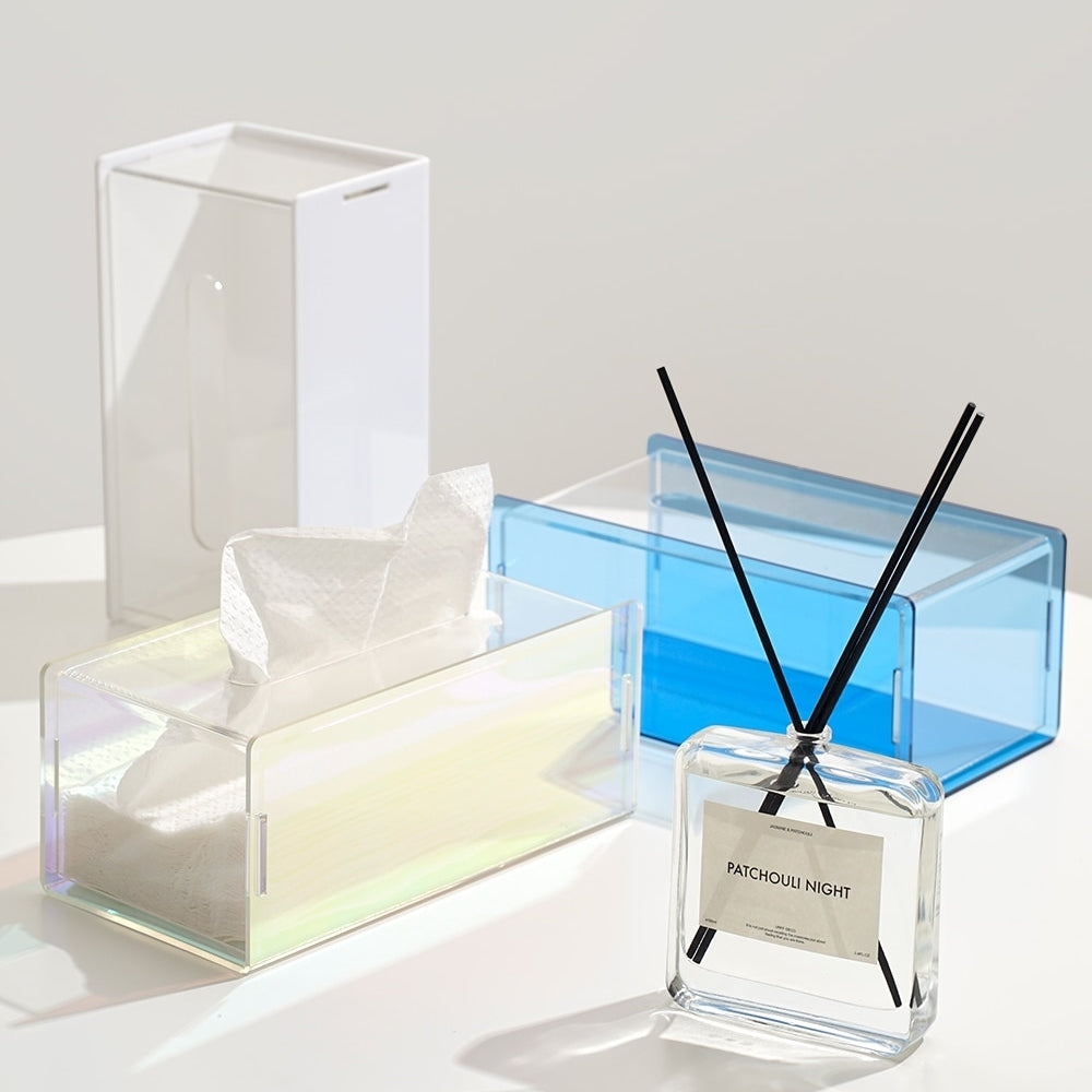 Aurora Acrylic Table Top Tissue Box