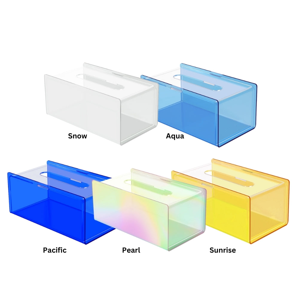 Aurora Acrylic Table Top Tissue Box