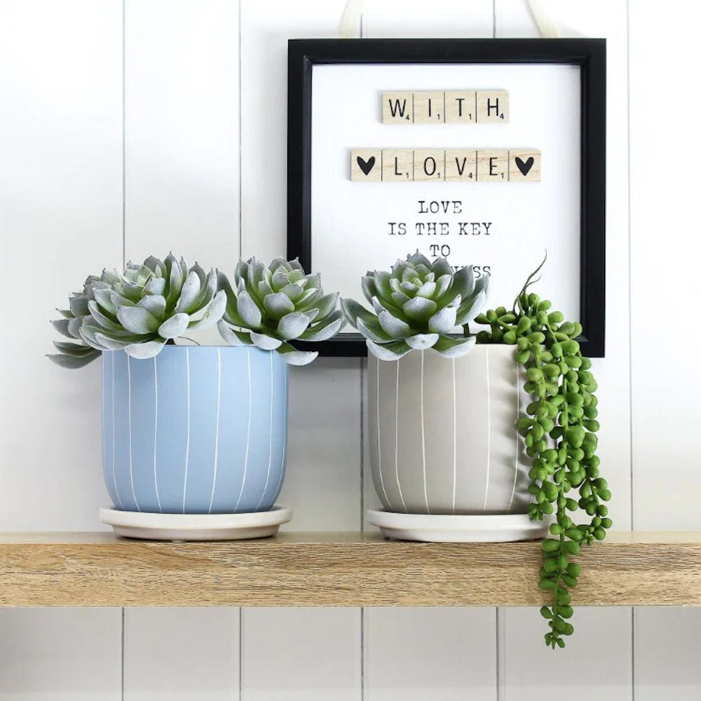Rogue Esha Pot Light Blue 12cm