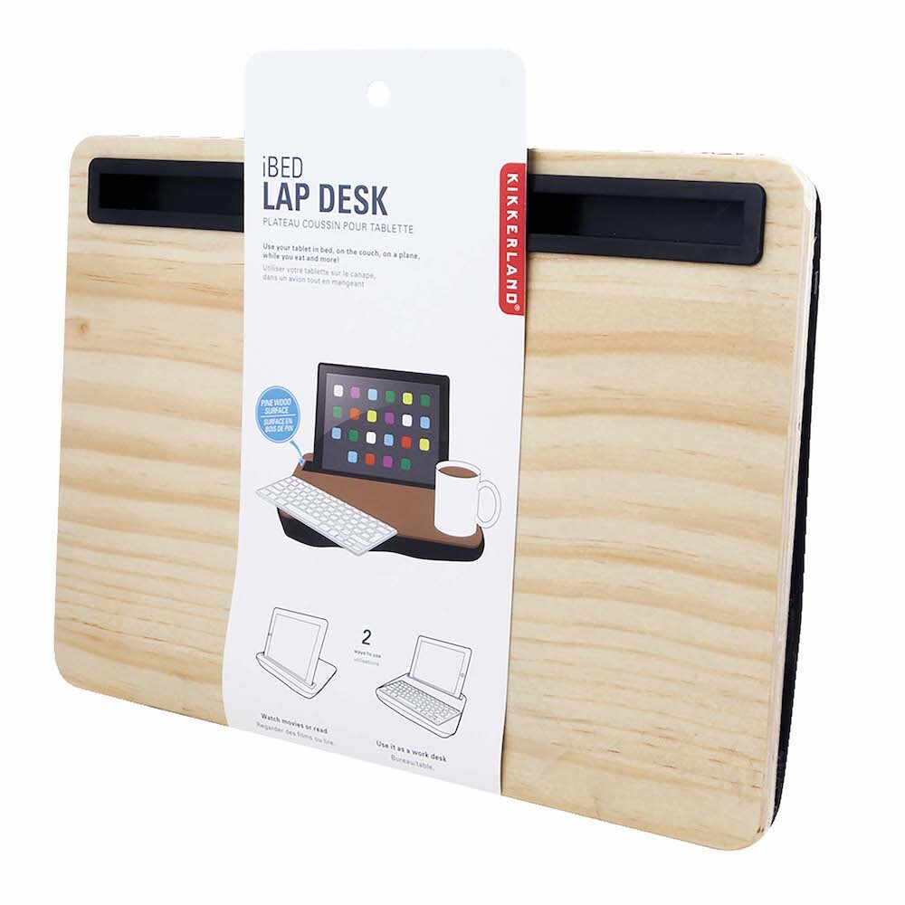 Kikkerland iBed Lap Desk Wood