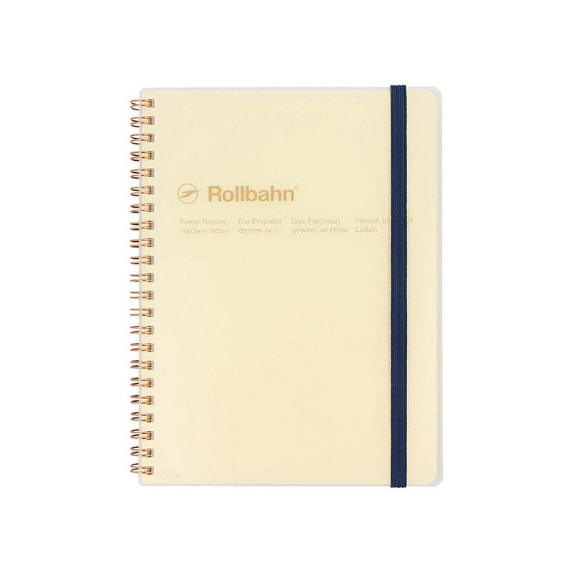 Delfonics Rollbahn Clear Spiral Bound Notebook Grid A5 Clear