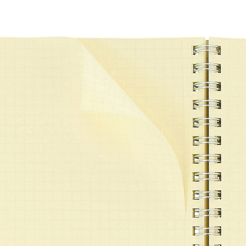 Delfonics Rollbahn Clear Spiral Bound Notebook Grid A5 Clear