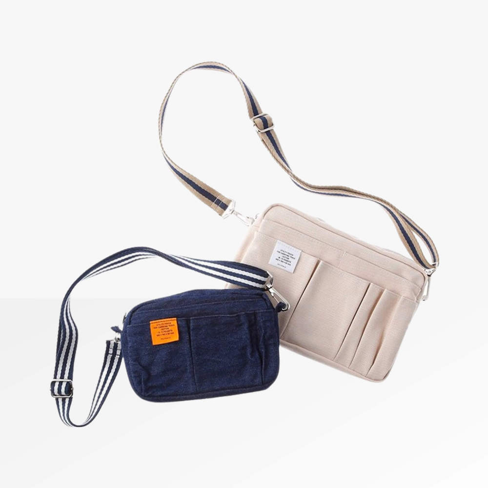 Delfonics Inner Carry Bag Shoulder Strap Dark Blue x Green