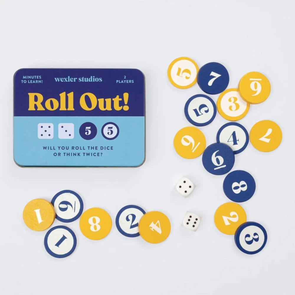Galison Roll Out Dice Game