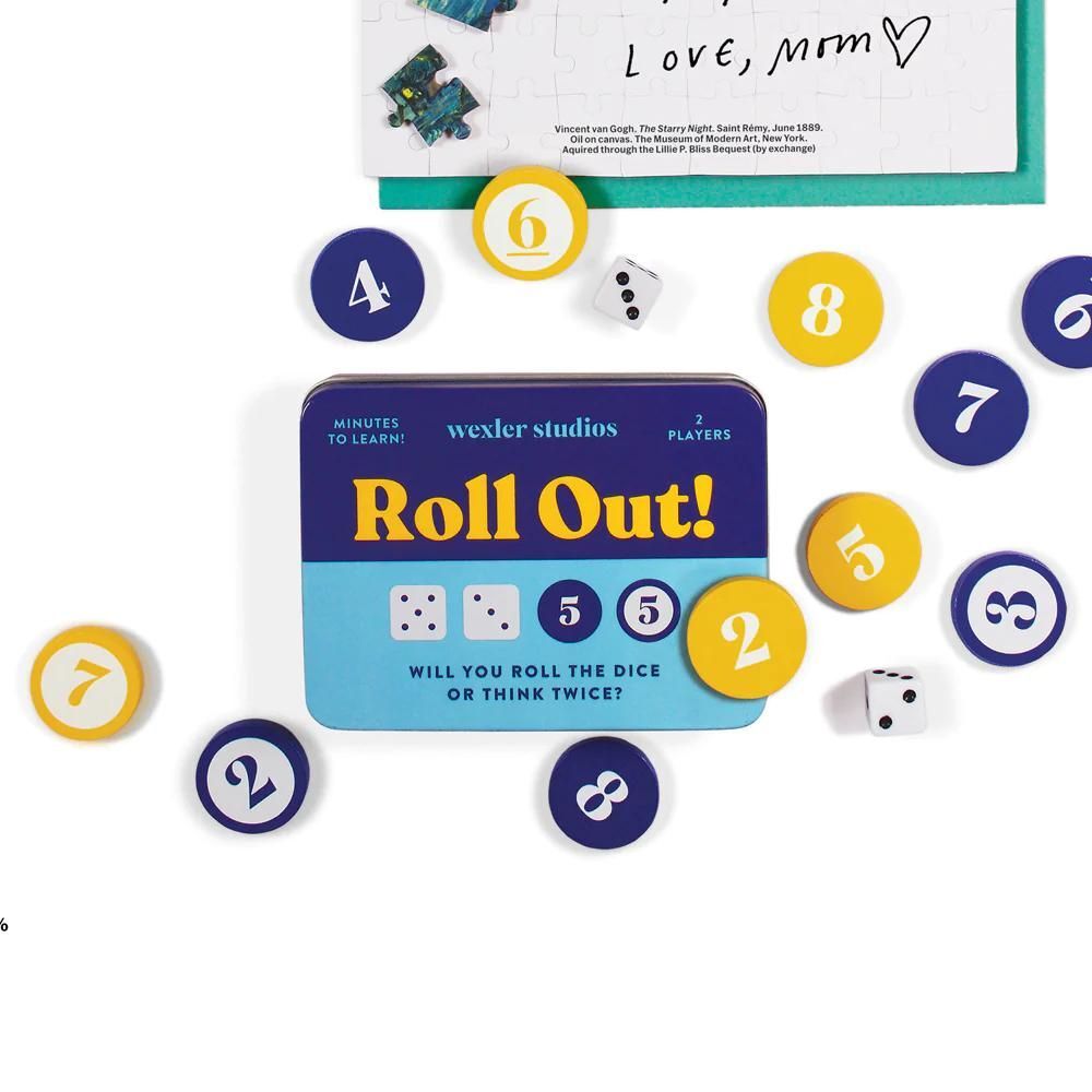 Galison Roll Out Dice Game