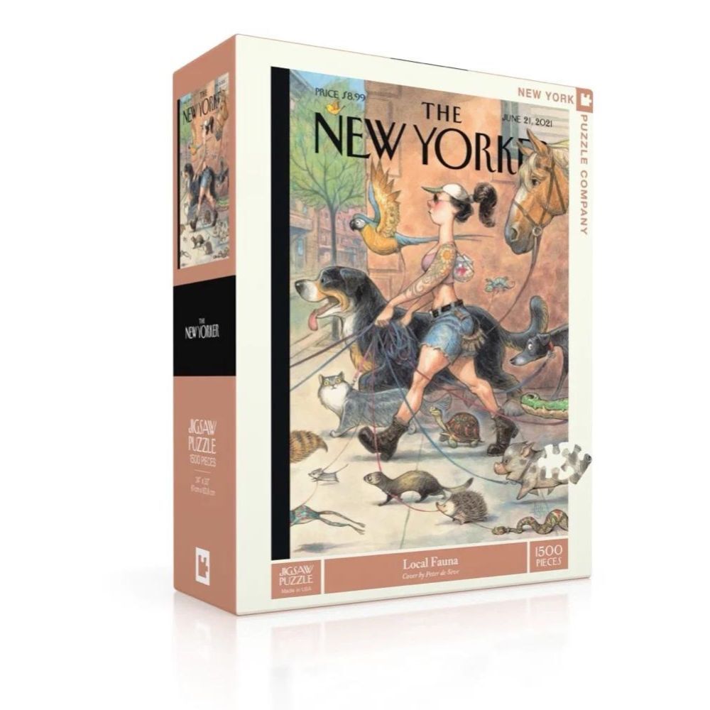 The New Yorker Local Fauna 1500 Piece Puzzle