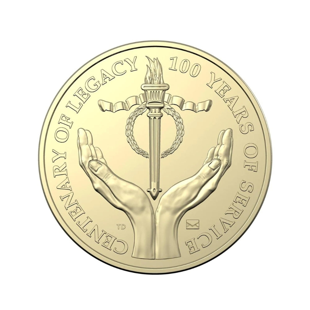 2023 Centenary of Legacy $1 UNC Coin on Card