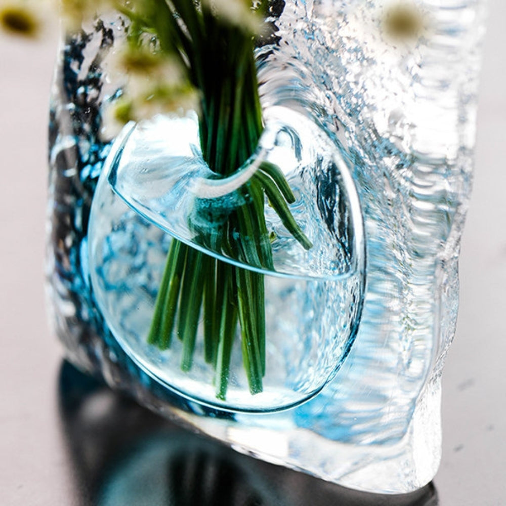 Toyo-Sasaki Ocean Heart Glass Vases