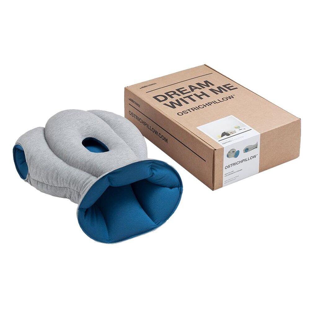 OstrichPillow Original Immersive Travel Pillow Sleepy Blue